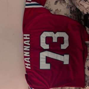 Mitchell & Ness Red Throwback Jersey